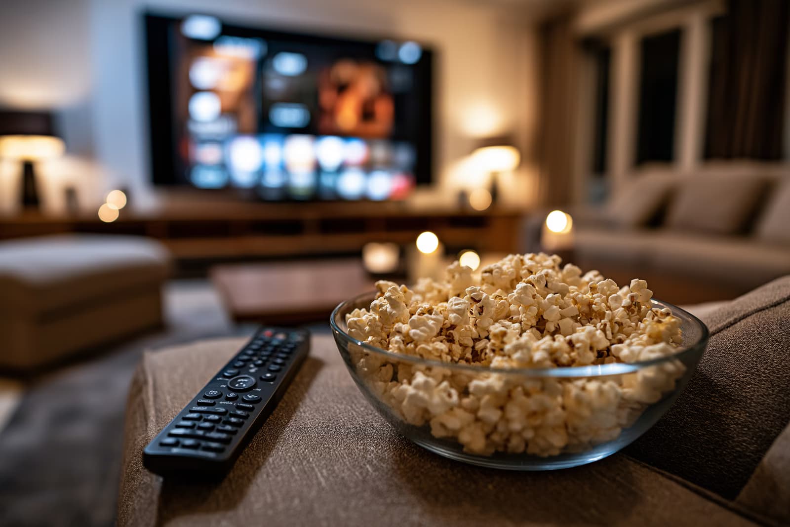 Un téléviseur du salon, figé sur le menu d'une plateforme de streaming, en pleine nuit, là où les publicités de Prime Video interrompent désormais les soirées cinéma.