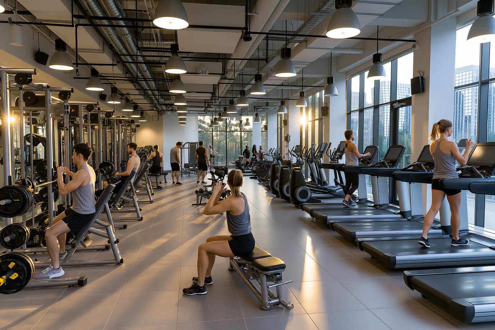 Centres de remise en forme et gymnases